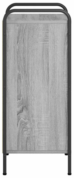 Könyvespolc 55,5 x 33 x 174 cm Szerelt Fa Szürke Sonoma