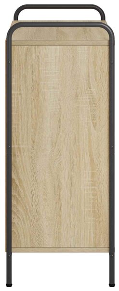 Könyvespolc 80 x 33 x 80 cm Szerelt Fa Sonoma Tölgy