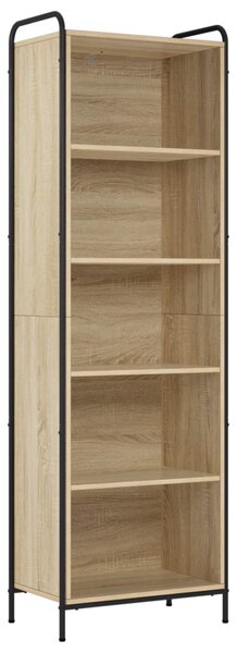 Könyvespolc 55,5 x 33 x 174 cm Szerelt Fa Sonoma Tölgy