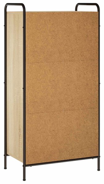 Könyvespolc 57 x 33 x 111 cm Szerelt Fa Sonoma Tölgy