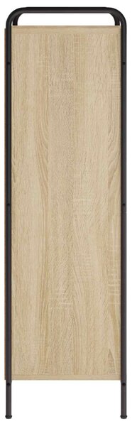 Könyvespolc 57 x 33 x 111 cm Szerelt Fa Sonoma Tölgy
