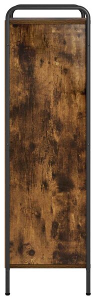 Könyvespolc 55,5 x 33 x 174 cm Szerelt Fa Füstös Tölgy