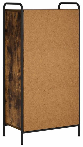 Könyvespolc 57 x 33 x 111 cm Szerelt Fa Füstös Tölgy