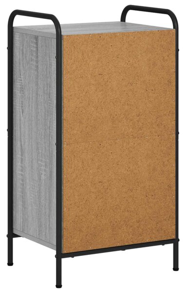 Könyvespolc 55,5 x 33 x 174 cm Szerelt Fa Szürke Sonoma