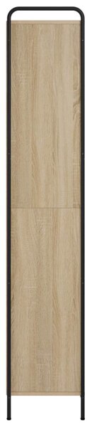 Könyvespolc 55,5 x 33 x 174 cm Szerelt Fa Sonoma Tölgy