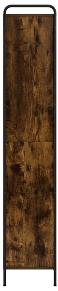 Könyvespolc 55,5 x 33 x 174 cm Szerelt Fa Füstös Tölgy