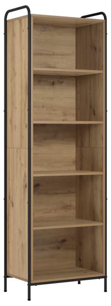 Könyvespolc 55,5 x 33 x 174 cm Szerelt Fa Kézműves Tölgy