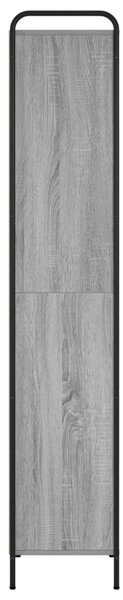 Könyvespolc 55,5 x 33 x 174 cm Szerelt Fa Szürke Sonoma