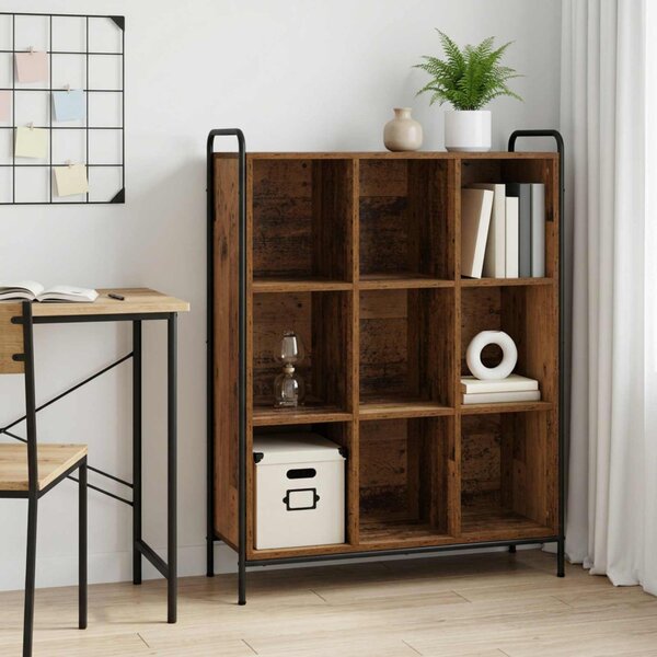 Könyvespolc 57 x 33 x 111 cm Szerelt Fa Antik Fa