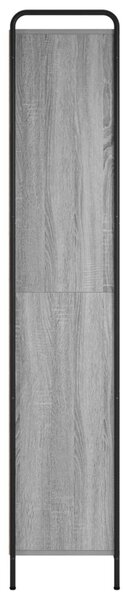 Könyvespolc 55,5 x 33 x 174 cm Szerelt Fa Szürke Sonoma