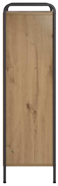 Könyvespolc 57 x 33 x 111 cm Szerelt Fa Kézműves Tölgy