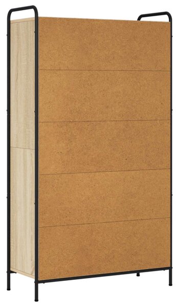 Könyvespolc 55,5 x 33 x 174 cm Szerelt Fa Sonoma Tölgy