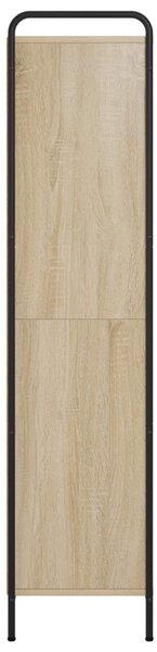 Könyvespolc 55,5 x 33 x 174 cm Szerelt Fa Sonoma Tölgy