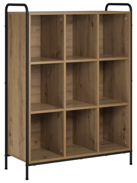 Könyvespolc 57 x 33 x 111 cm Szerelt Fa Kézműves Tölgy