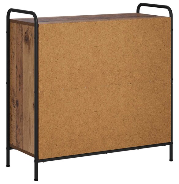Könyvespolc 80 x 33 x 80 cm Szerelt Fa Antik Fa