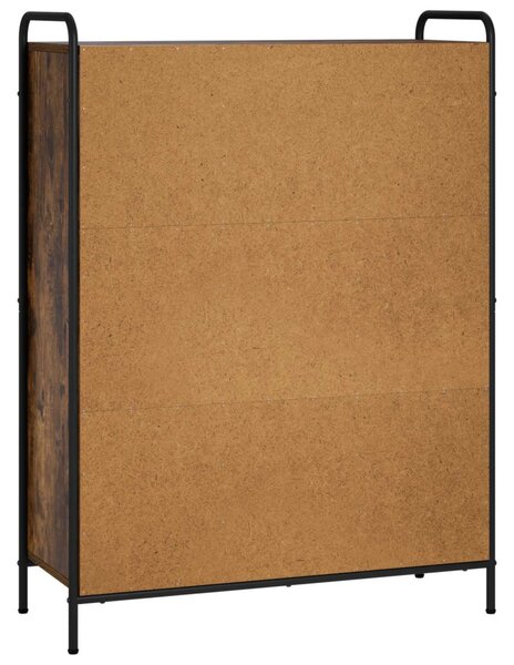 Könyvespolc 57 x 33 x 111 cm Szerelt Fa Füstös Tölgy