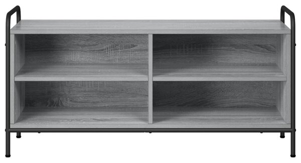 TV szekrény 140 x 39,5 x 50 cm Szürke Sonoma Szerelt Fa