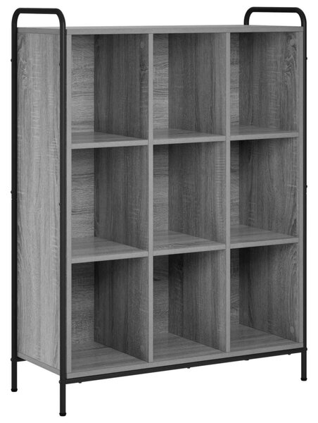 Könyvespolc 57 x 33 x 111 cm Szerelt Fa Szürke Sonoma