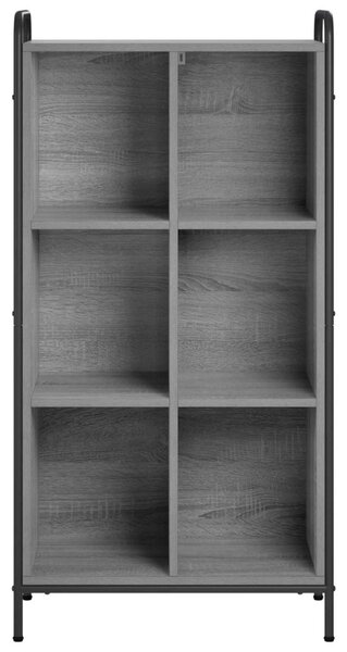 Könyvespolc 57 x 33 x 111 cm Szerelt Fa Szürke Sonoma