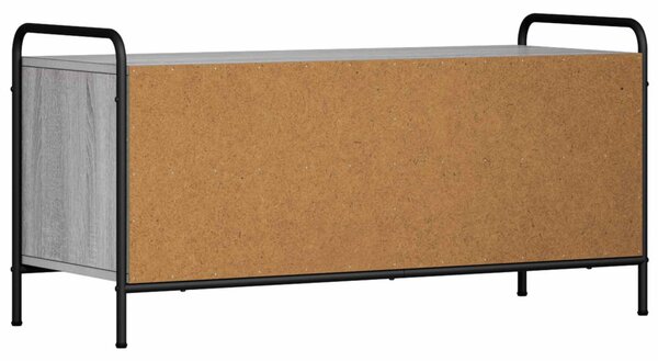 TV szekrény 140 x 39,5 x 50 cm Szürke Sonoma Szerelt Fa