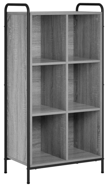 Könyvespolc 57 x 33 x 111 cm Szerelt Fa Szürke Sonoma