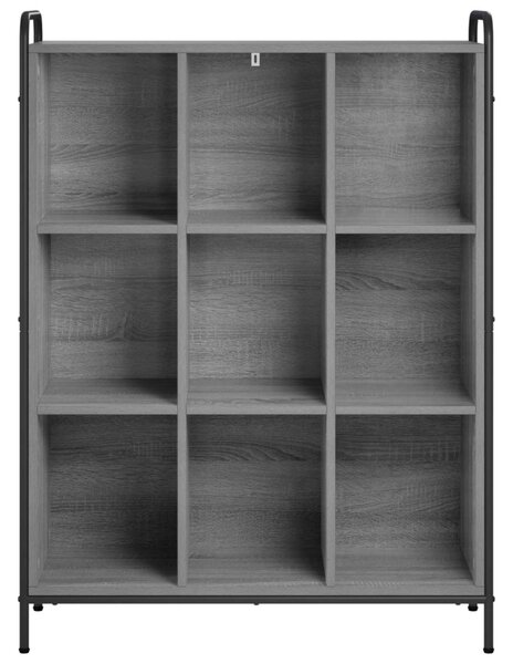 Könyvespolc 57 x 33 x 111 cm Szerelt Fa Szürke Sonoma