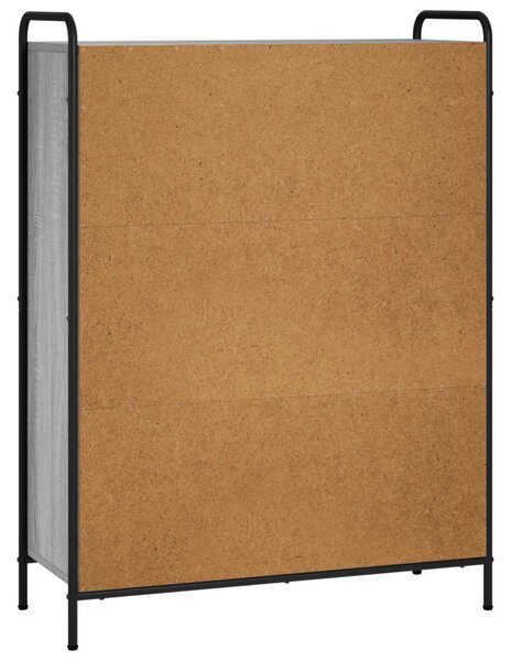 Könyvespolc 57 x 33 x 111 cm Szerelt Fa Szürke Sonoma