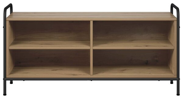 TV szekrény 140 x 39,5 x 50 cm Kézműves Tölgy Szerelt Fa