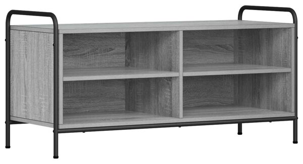 TV szekrény 140 x 39,5 x 50 cm Szürke Sonoma Szerelt Fa