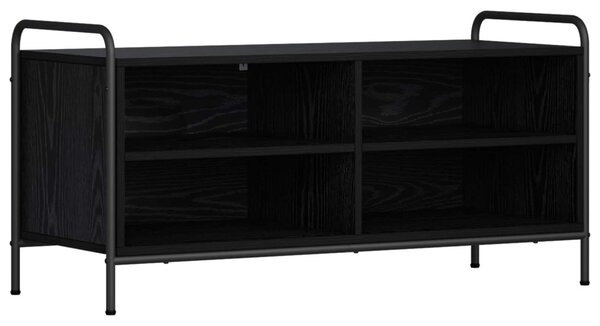 TV szekrény 140 x 39,5 x 50 cm Fekete Tölgy Szerelt Fa