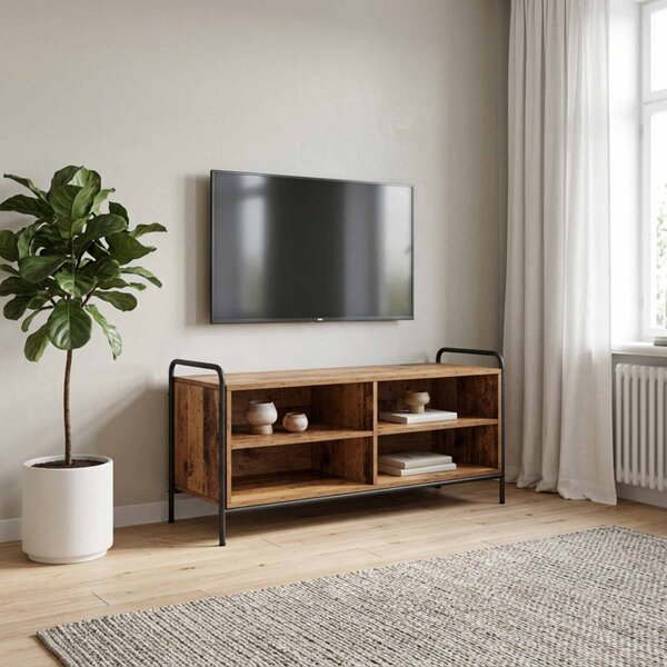 TV szekrény 140 x 39,5 x 50 cm Antik Fa Szerelt Fa