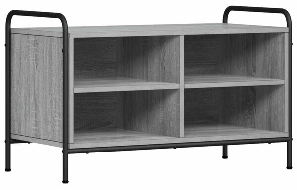 TV szekrény 140 x 39,5 x 50 cm Szürke Sonoma Szerelt Fa
