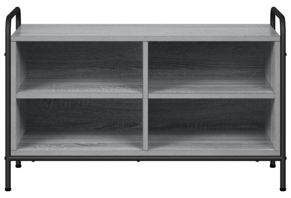 TV szekrény 140 x 39,5 x 50 cm Szürke Sonoma Szerelt Fa