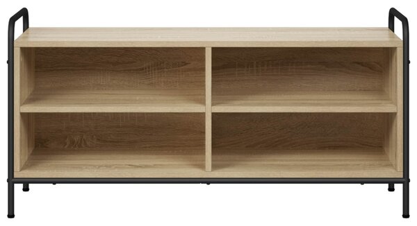 TV szekrény 140 x 39,5 x 50 cm Sonoma Tölgy Szerelt Fa