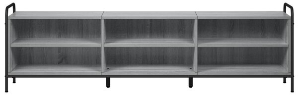 TV szekrény 140 x 39,5 x 50 cm Szürke Sonoma Szerelt Fa