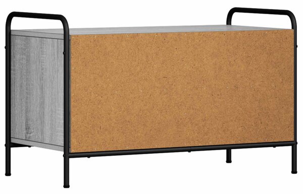 TV szekrény 140 x 39,5 x 50 cm Szürke Sonoma Szerelt Fa