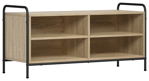 TV szekrény 140 x 39,5 x 50 cm Sonoma Tölgy Szerelt Fa