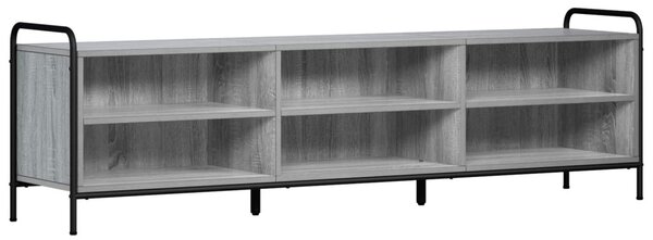 TV szekrény 140 x 39,5 x 50 cm Szürke Sonoma Szerelt Fa