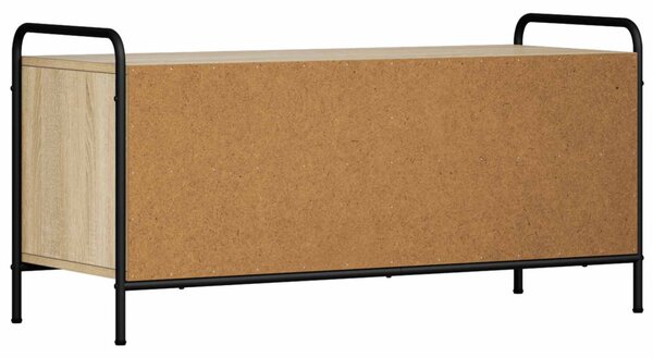 TV szekrény 140 x 39,5 x 50 cm Sonoma Tölgy Szerelt Fa