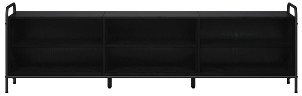 TV szekrény 140 x 39,5 x 50 cm Fekete Tölgy Szerelt Fa