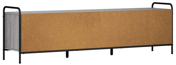 TV szekrény 140 x 39,5 x 50 cm Szürke Sonoma Szerelt Fa