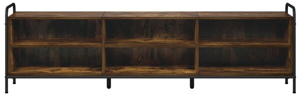 TV szekrény 140 x 39,5 x 50 cm Füstös Tölgy Szerelt Fa