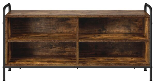 TV szekrény 140 x 39,5 x 50 cm Füstös Tölgy Szerelt Fa