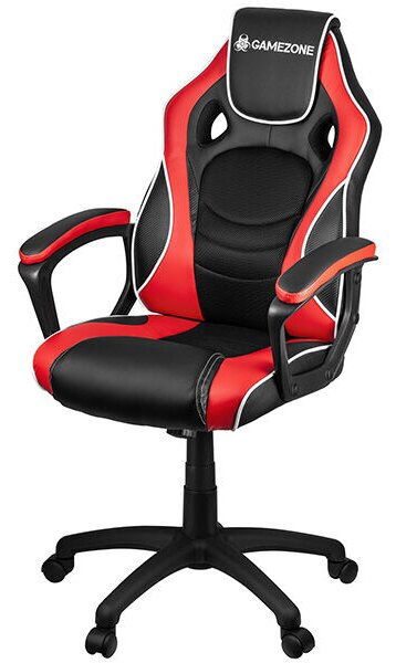 Tracer GAMEZONE GC33, Max. 120 kg, 48-58 cm ülésmagasság, Class 2, Fekete-Piros-Fehér, Gamer Szék