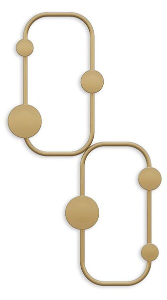 Fali fogas 48cm, fém, arany - GOLOVOLOMKA
