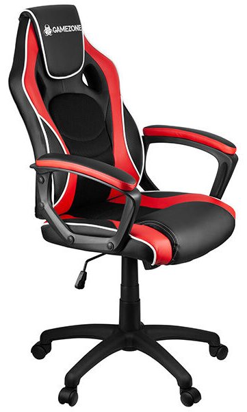Tracer GAMEZONE GC33, Max. 120 kg, 48-58 cm ülésmagasság, Class 2, Fekete-Piros-Fehér, Gamer Szék