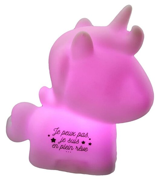 LED gyerek éjjeli lámpa EGYSZARVÚ 10x7,5 cm