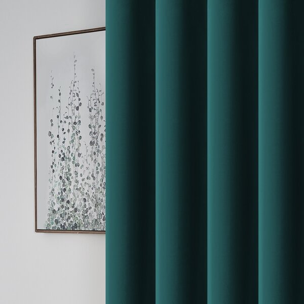 4Home Manila sötétítő függöny petrol, 150 x 250 cm