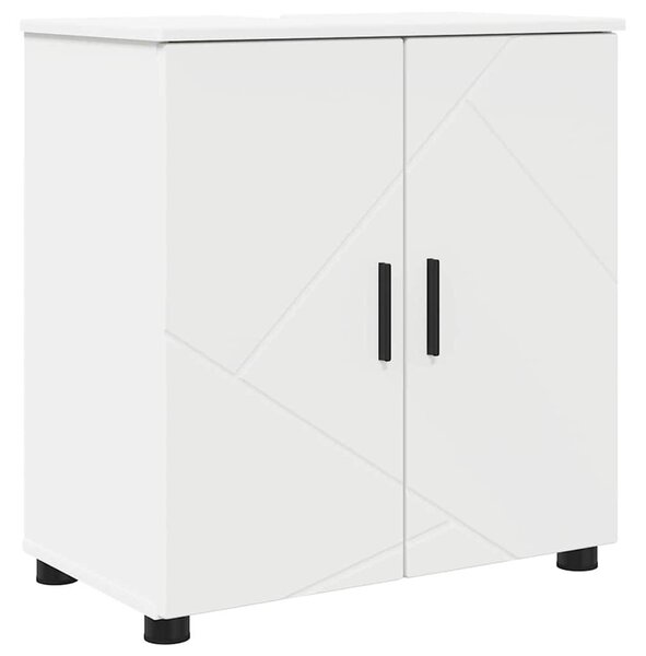 VidaXL Fürdőszoba bútor szett 4 pcs Fehér 61 x 35 x 64 cm Faanyag