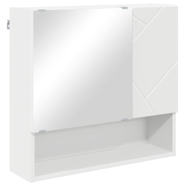 VidaXL Fürdőszoba bútor szett 4 pcs Fehér 61 x 35 x 64 cm Faanyag